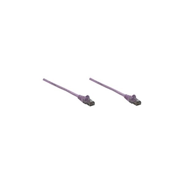 Intellinet Network Solutions 1.5 Ft Purple Cat6 Snagless Patch Cable 393119 - main